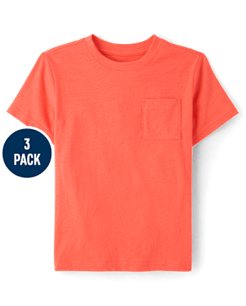 Boys Pocket Tee 3-Pack