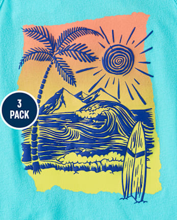 Boys Graphic Tank Top 3-Pack