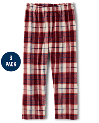 Boys Print Dream Fleece Pajama Pants 3-Pack - MULTI CLR