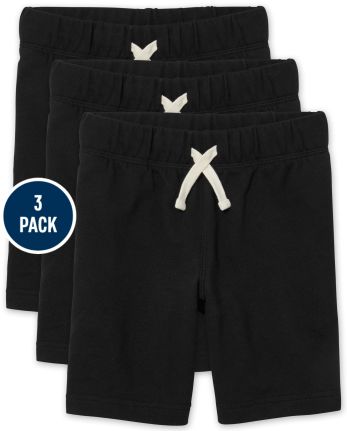 Boys Uniform French Terry Shorts 3-Pack