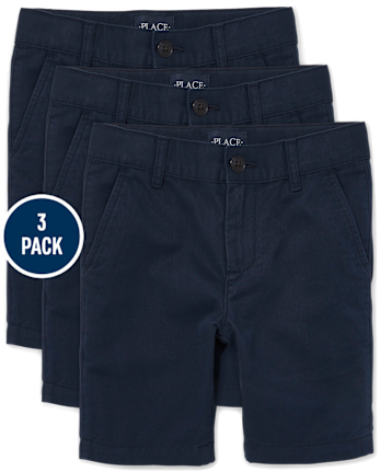 Boys Uniform Woven Stretch Chino Shorts 