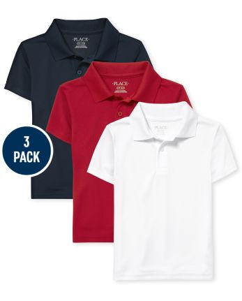 multi pack polo shirts
