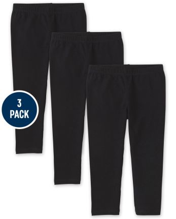 Pack de 3 leggings capri para niñas
