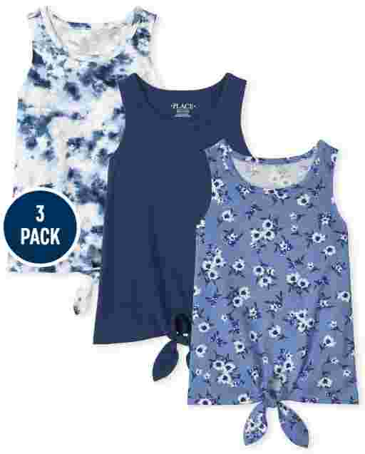 3 Pommes Girl Printed Tank Top