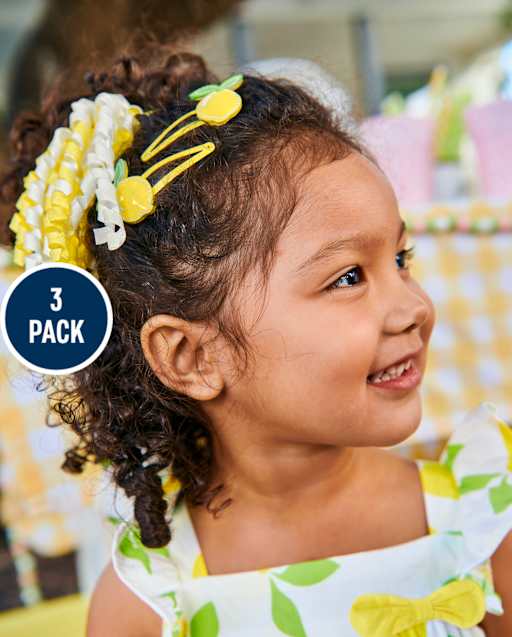 Girls Curly Hair Set - Citrus & Sunshine - view 1