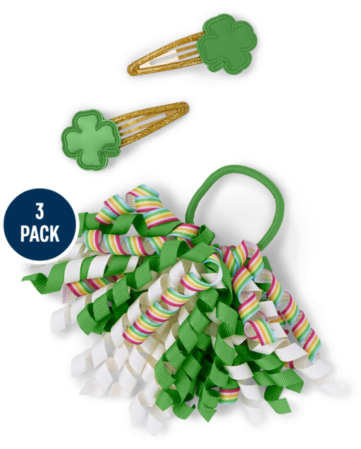 Girls Curly Hair Set - Little Leprechaun