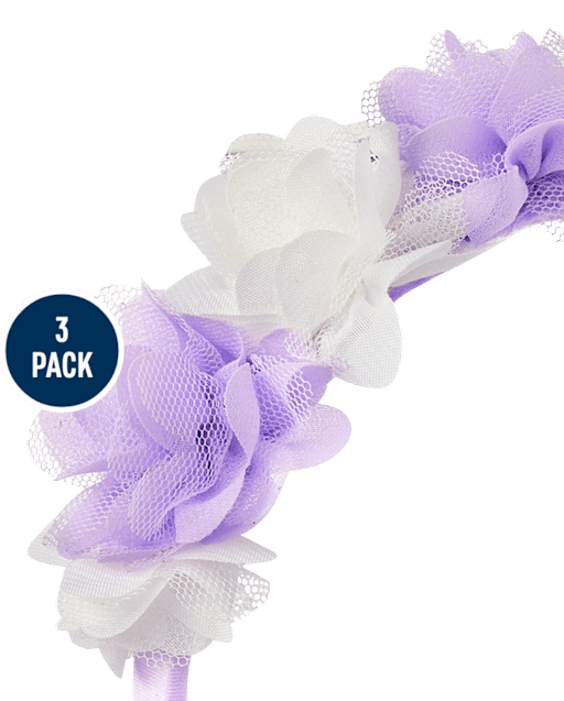 Girls 3-Piece Hair Set - Lavender Fields - lbl_product_image_view_2