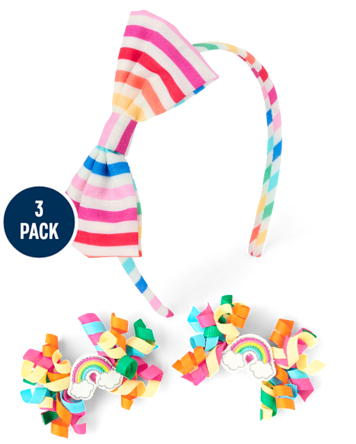 Ensemble de coiffure 3 pièces pour filles - Little Essentials