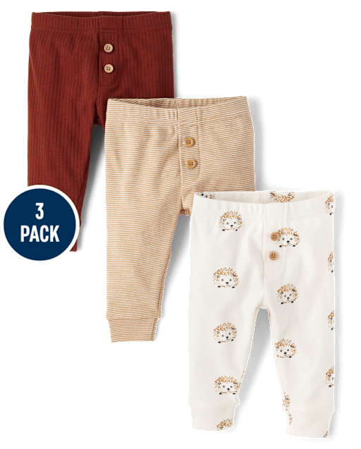 Lot de 3 pantalons bébé hérisson - Homegrown by Gymboree