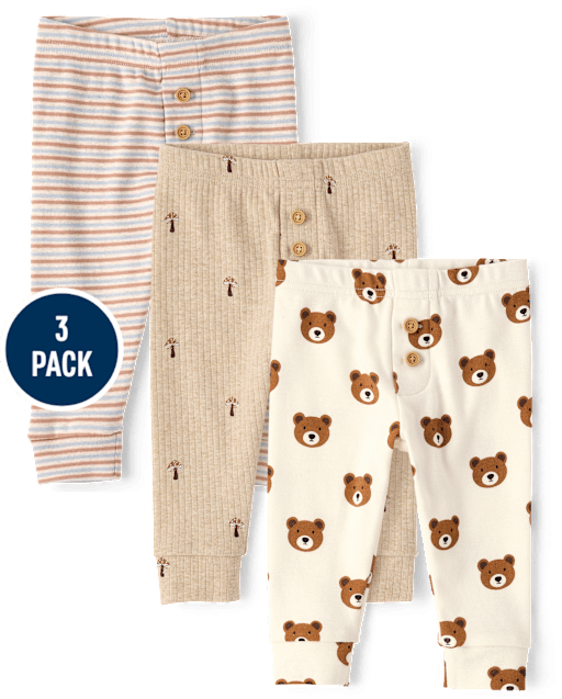 Baby Bear Pants 3-Pack - Homegrown by Gymboree