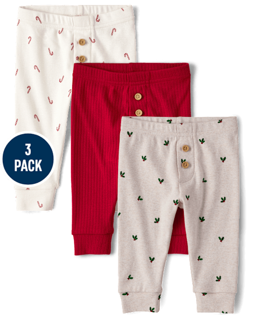 Baby Holiday Pants 3-Pack - Homegrown by Gymboree