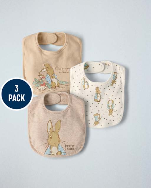 Baby Peter Rabbit™ Bib 3-Pack - view 1