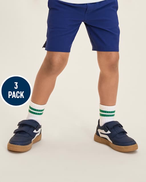 Chaussettes de tennis rayées pour garçon, lot de 3 - Club House - lbl_product_image_view_2