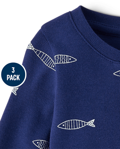 Baby Boys Fish Henley Bodysuit 3-Pack - lbl_product_image_view_2
