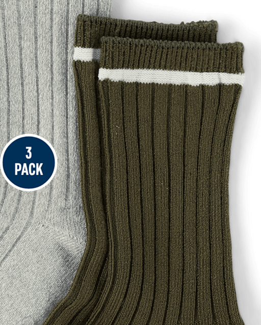 Lot de 3 paires de chaussettes montantes pour garçon - Little Essentials - lbl_product_image_view_2