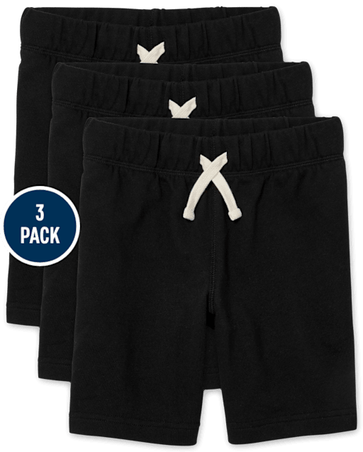 Kids French Terry Shorts 3-Pack