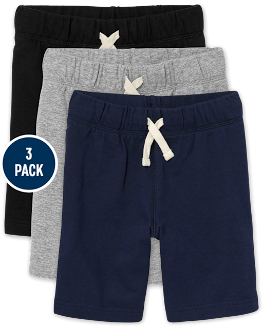 Kids French Terry Shorts 3-Pack