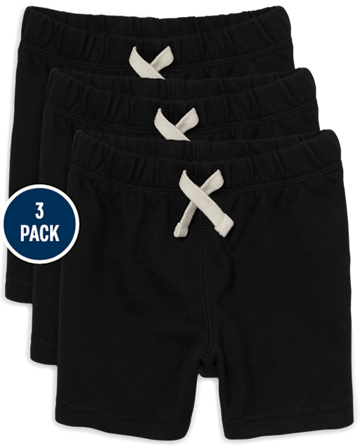 Baby And Toddler French Terry Shorts 3-Pack