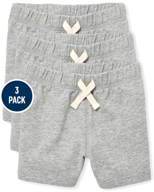 Baby And Toddler French Terry Shorts 3-Pack