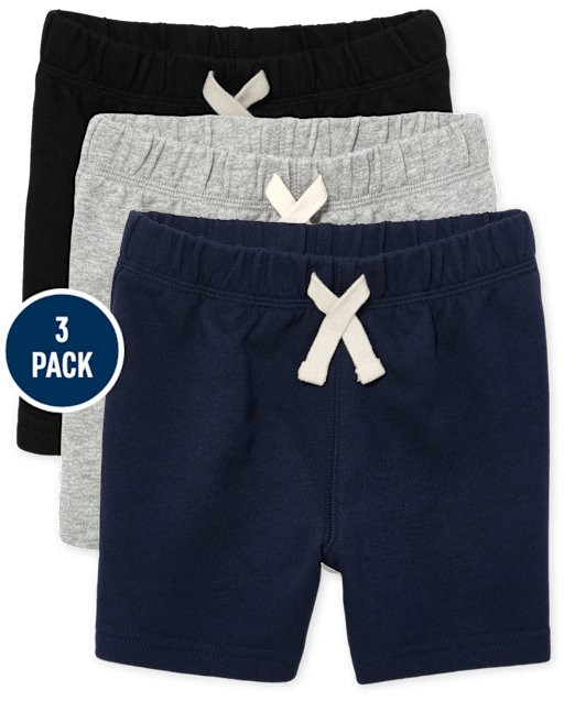 Baby And Toddler French Terry Shorts 3-Pack