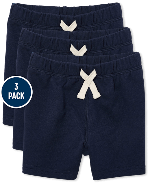 Baby And Toddler French Terry Shorts 3-Pack
