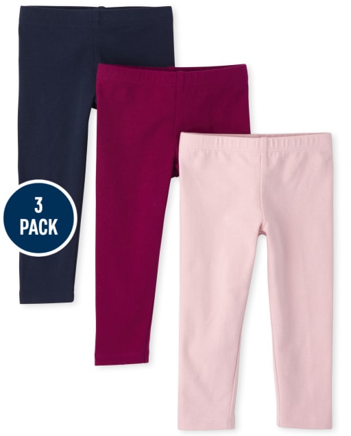 Toddler Girls Leggings 3-Pack