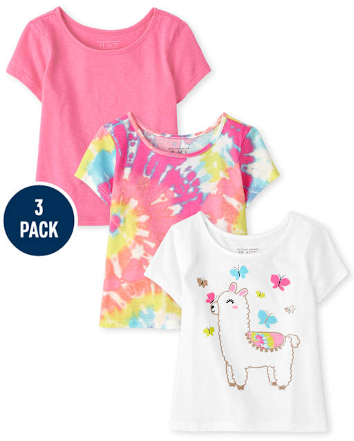 Toddler Girls Tee Shirt 3-Pack