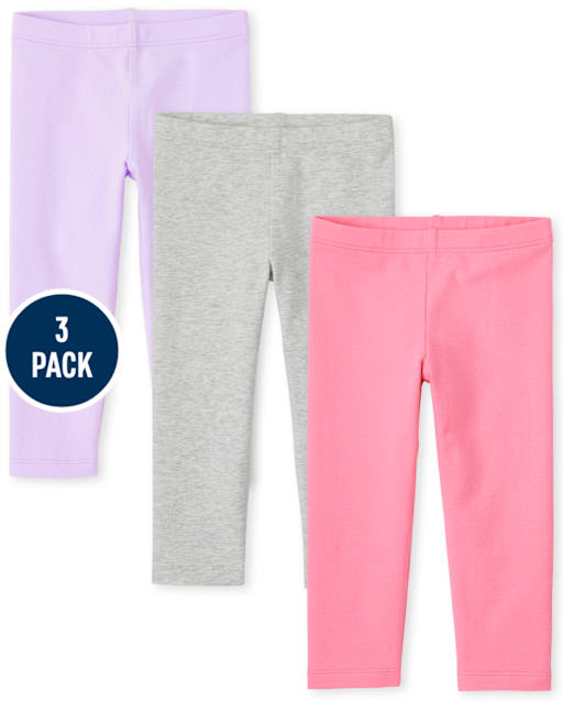 Toddler Girls Leggings 3-Pack