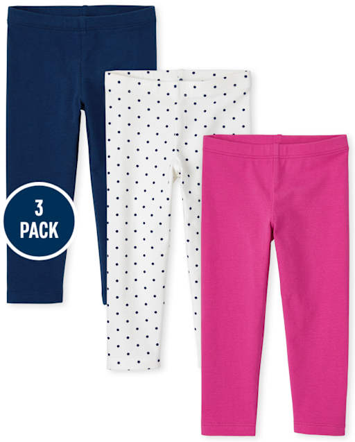 Toddler Girls Leggings 3-Pack