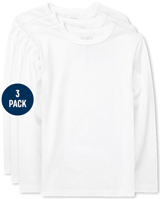 Boys Basic Layering Tee 3-Pack