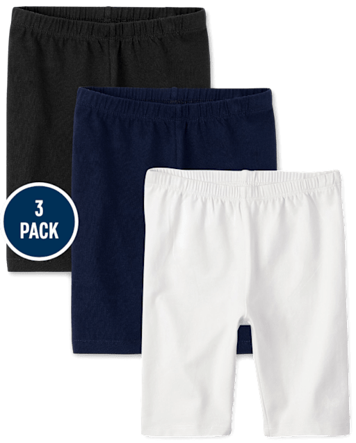 Girls Bike Shorts 3-Pack