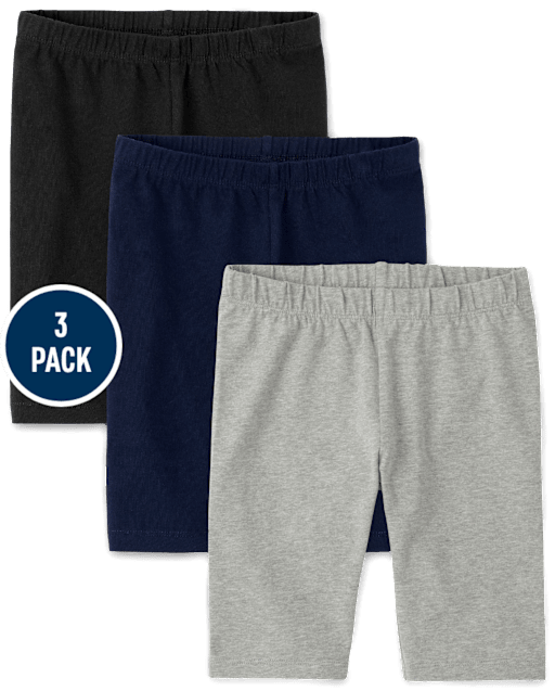 Girls Bike Shorts 3-Pack