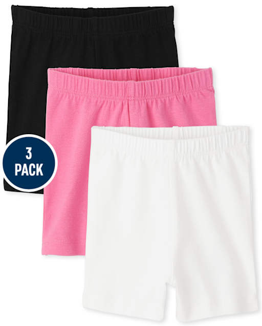 Toddler Girls Cartwheel Shorts 3-Pack