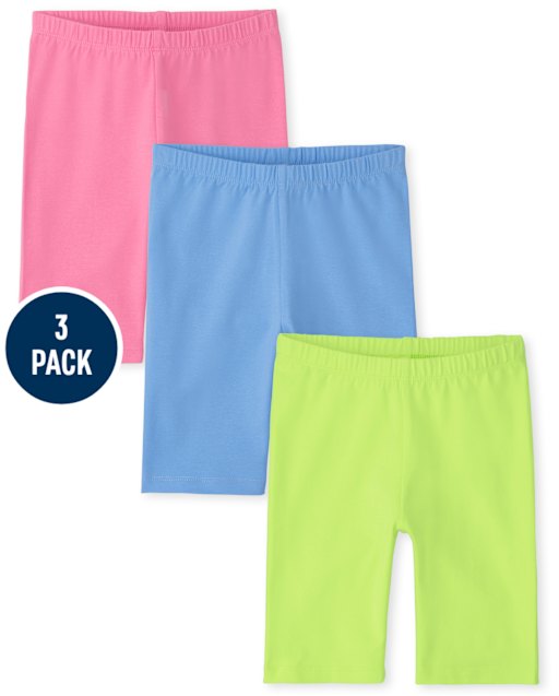Girls Bike Shorts 3-Pack