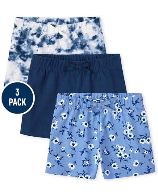 Lot de 3 shorts imprimés pour fille