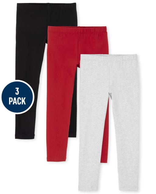 Girls Leggings 3-Pack