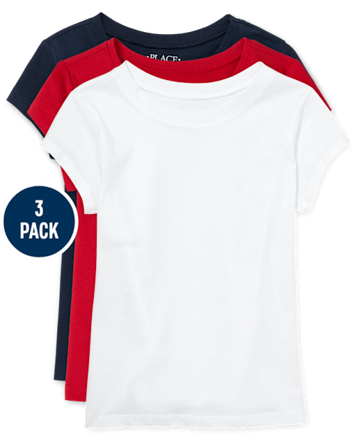 Girls Tee Shirt 3-Pack