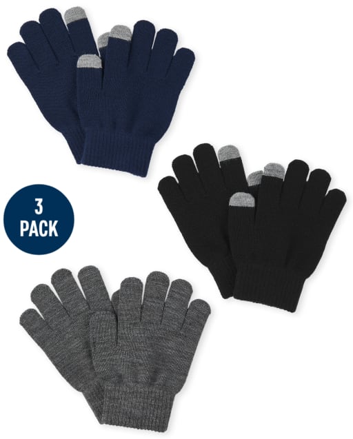 Paquete de 3 guantes para mensajes de texto para niños