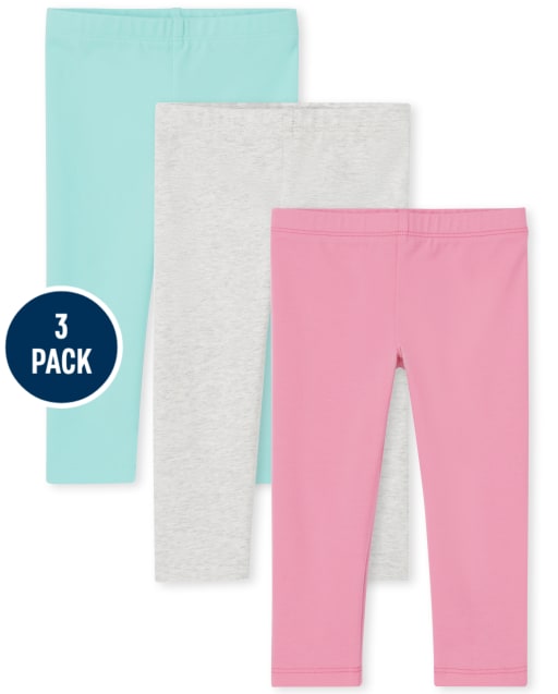Toddler Girls Leggings 3-Pack