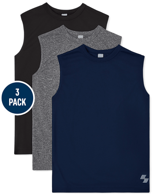Boys Muscle Tank Top 3-Pack