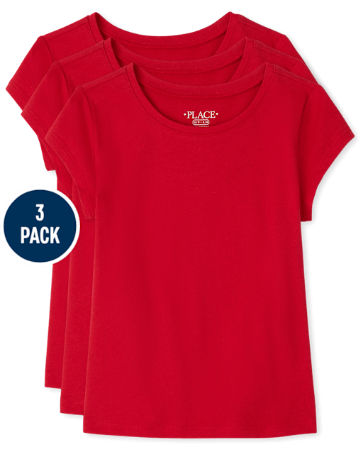 Girls Tee Shirt 3-Pack