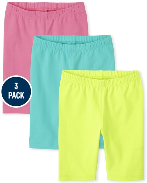 Girls Bike Shorts 3-Pack