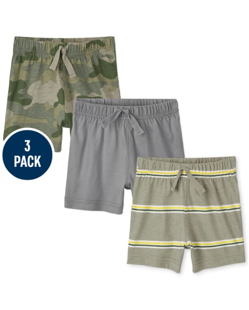 Lot de 3 shorts camouflage bébé garçon