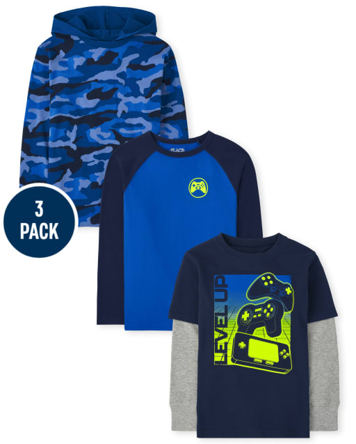 Boys Gamer Top 3-Pack