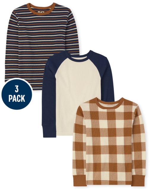 Pack de 3 tops estampados para niños