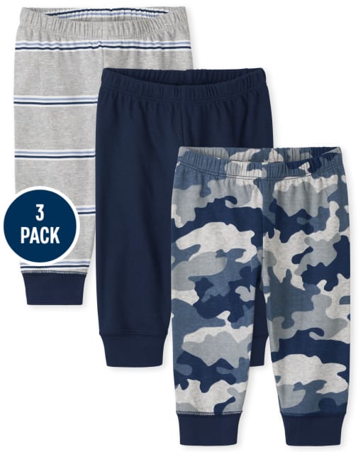 Lot de 3 pantalons camouflage pour bébé garçon