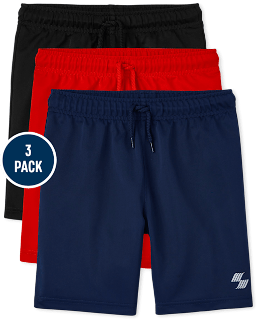 Boys Basketball Shorts 3-Pack