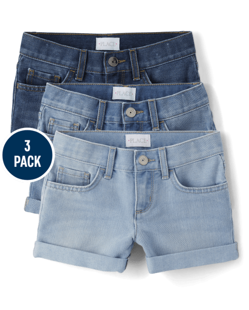 No Trouble Tummy Control Denim Shorts – Beau Lane Boutique