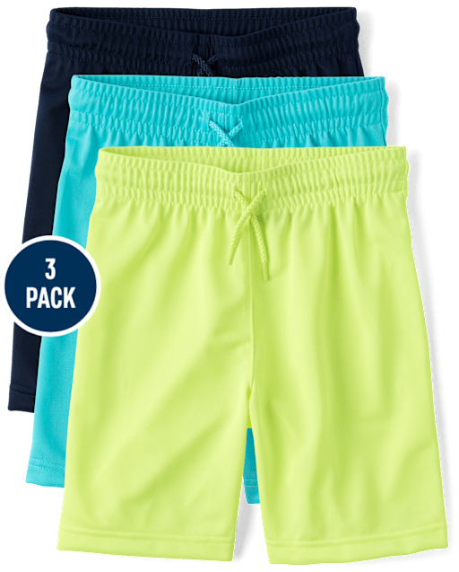Boys Basketball Shorts 3-Pack