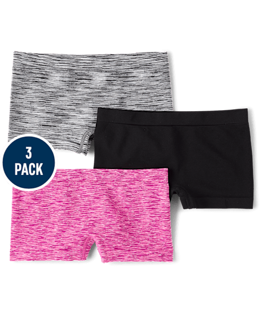 Girls Seamless Girl Short Underwear 3-Pack